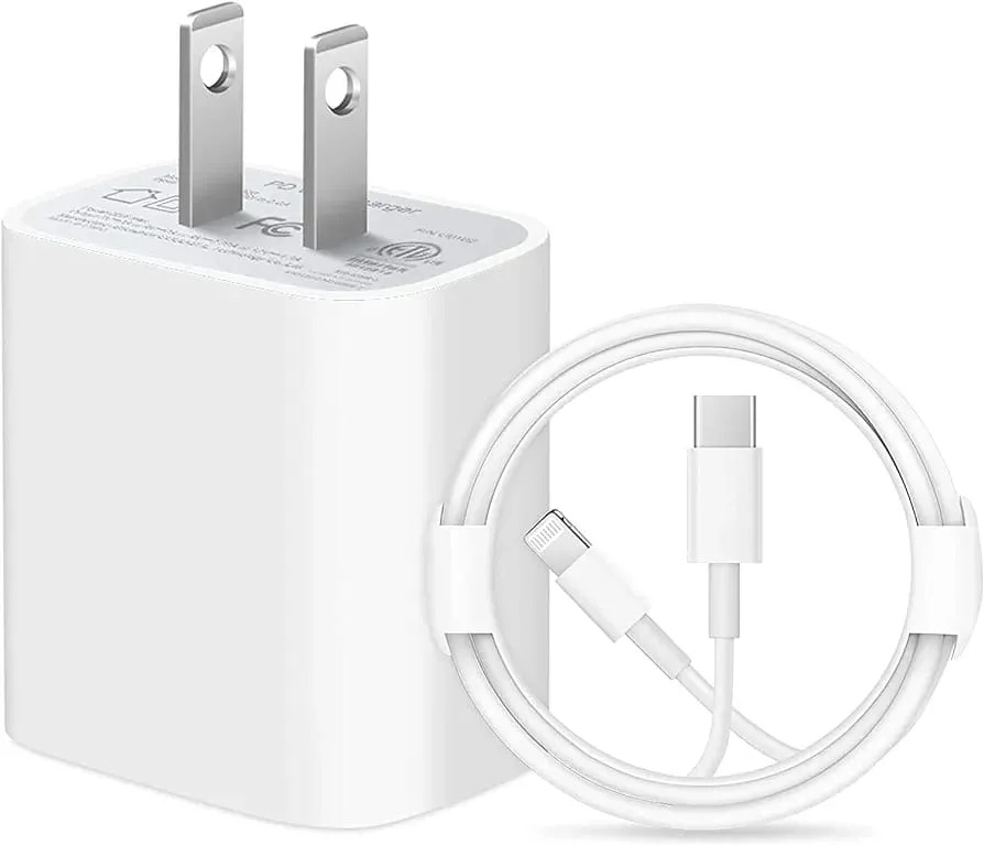 Cargador completo Para Iphone 12, 13, 14, 20 W, Tipo C carga rapida
